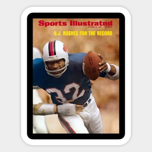 O.J. Simpson Buffalo Sports Illustrated Sticker
